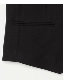 【L'EQUIPE】リヨセルツイストダブルクロスベスト 詳細画像 ブラック 22