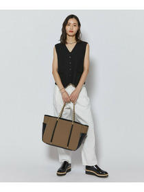 【L'EQUIPE】リヨセルツイストダブルクロスベスト 詳細画像 ブラック 9