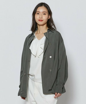 【L'EQUIPE】ヴィンテージソフトクロスジャケット 詳細画像 グレー系その他 1