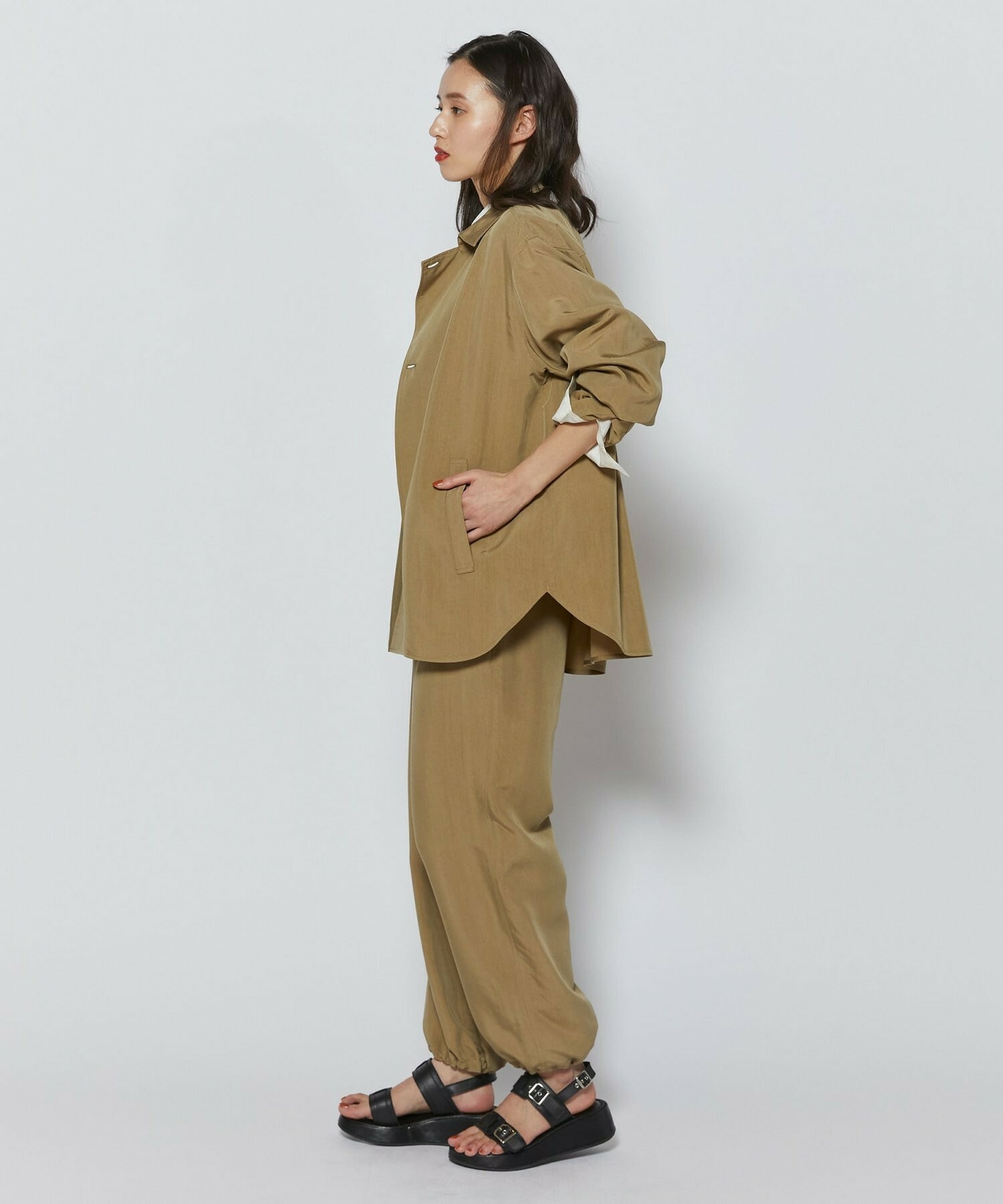 【L'EQUIPE】ヴィンテージソフトクロスジャケット 詳細画像 グレー系その他 10