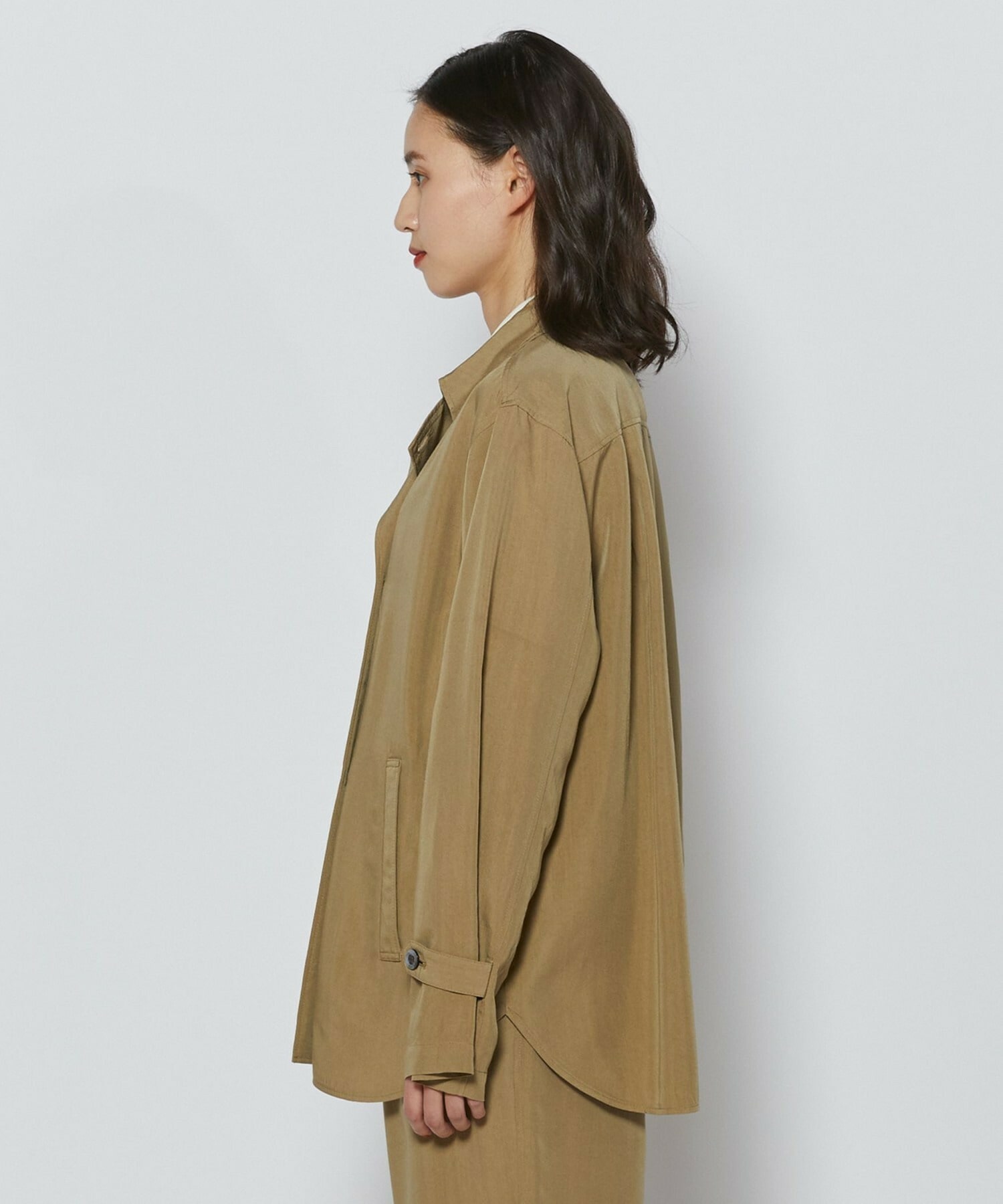 【L'EQUIPE】ヴィンテージソフトクロスジャケット 詳細画像 グレー系その他 14