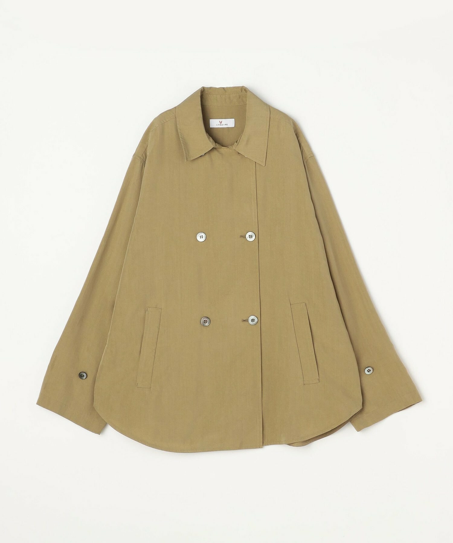 【L'EQUIPE】ヴィンテージソフトクロスジャケット 詳細画像 グレー系その他 17