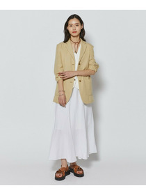 【L'EQUIPE】シルク混シャンブレージャケット 詳細画像 ネイビー 1