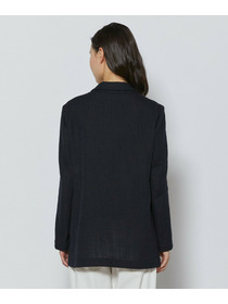 【L'EQUIPE】シルク混シャンブレージャケット 詳細画像 ネイビー 14