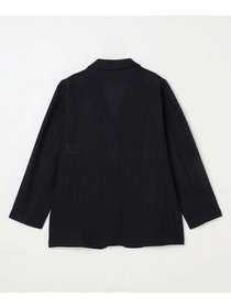 【L'EQUIPE】シルク混シャンブレージャケット 詳細画像 ネイビー 20