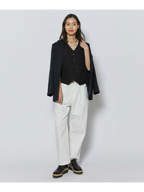 【L'EQUIPE】シルク混シャンブレージャケット 詳細画像 ネイビー 5