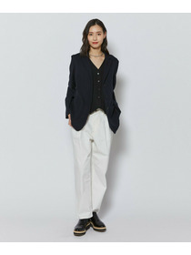 【L'EQUIPE】シルク混シャンブレージャケット 詳細画像 ネイビー 7