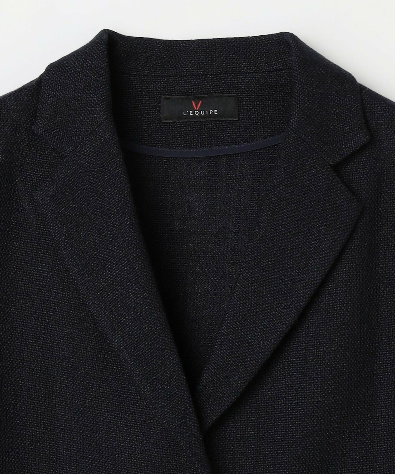 【L'EQUIPE】シルク混シャンブレージャケット 詳細画像 ネイビー 17