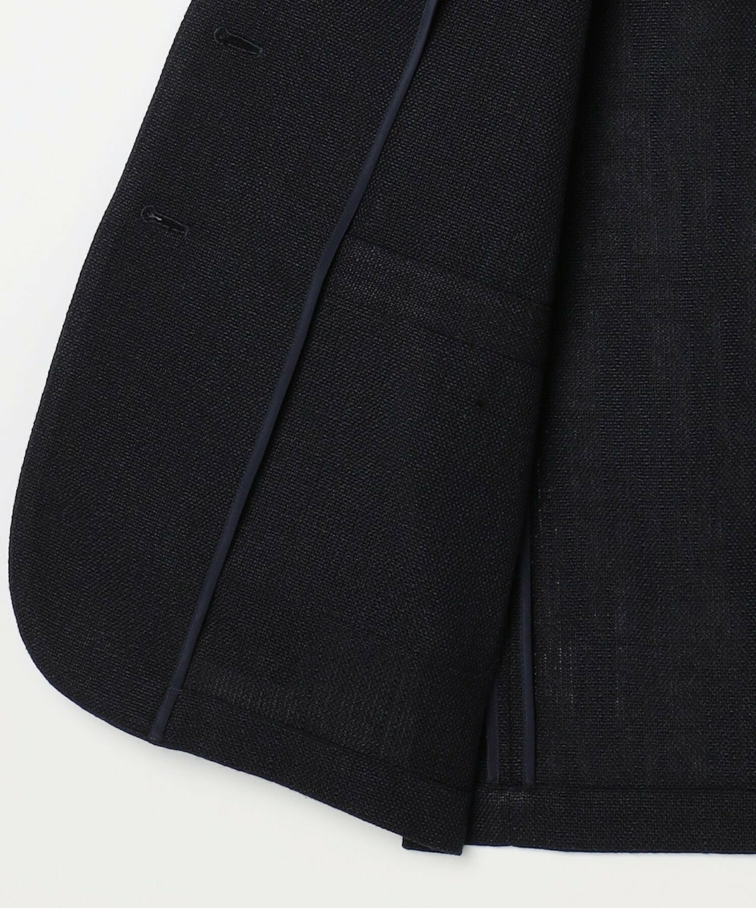 【L'EQUIPE】シルク混シャンブレージャケット 詳細画像 ネイビー 21