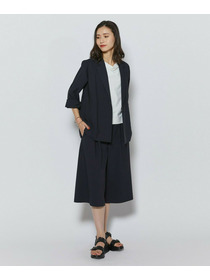 【L'EQUIPE】［eclat 2026年5月号掲載商品］クリスピーリネンストレッチジャケット 詳細画像 ネイビー 6