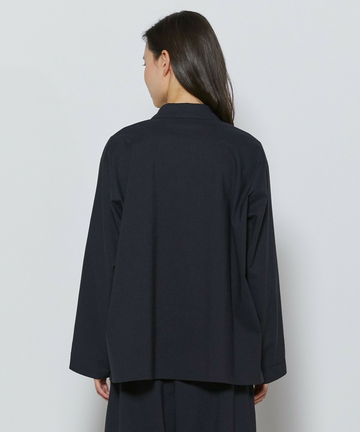 【L'EQUIPE】［eclat 2026年5月号掲載商品］クリスピーリネンストレッチジャケット 詳細画像 ネイビー 12