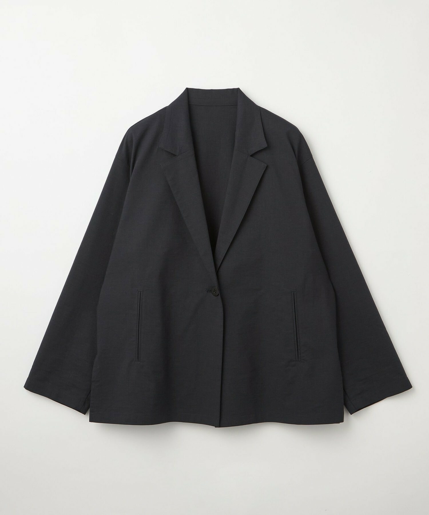 【L'EQUIPE】［eclat 2026年5月号掲載商品］クリスピーリネンストレッチジャケット 詳細画像 ネイビー 13