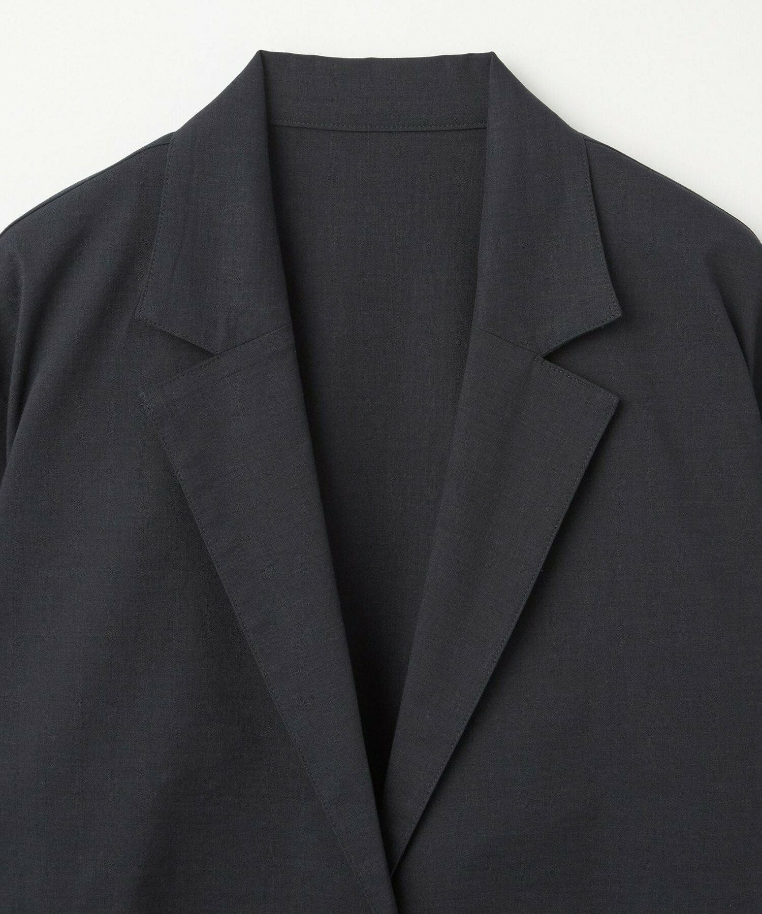 【L'EQUIPE】［eclat 2026年5月号掲載商品］クリスピーリネンストレッチジャケット 詳細画像 ネイビー 15