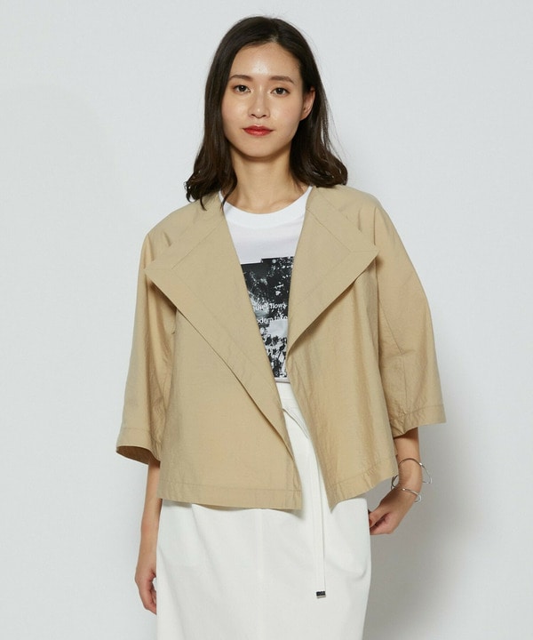 【L'EQUIPE】C/Nプレーンワッシャージャケット