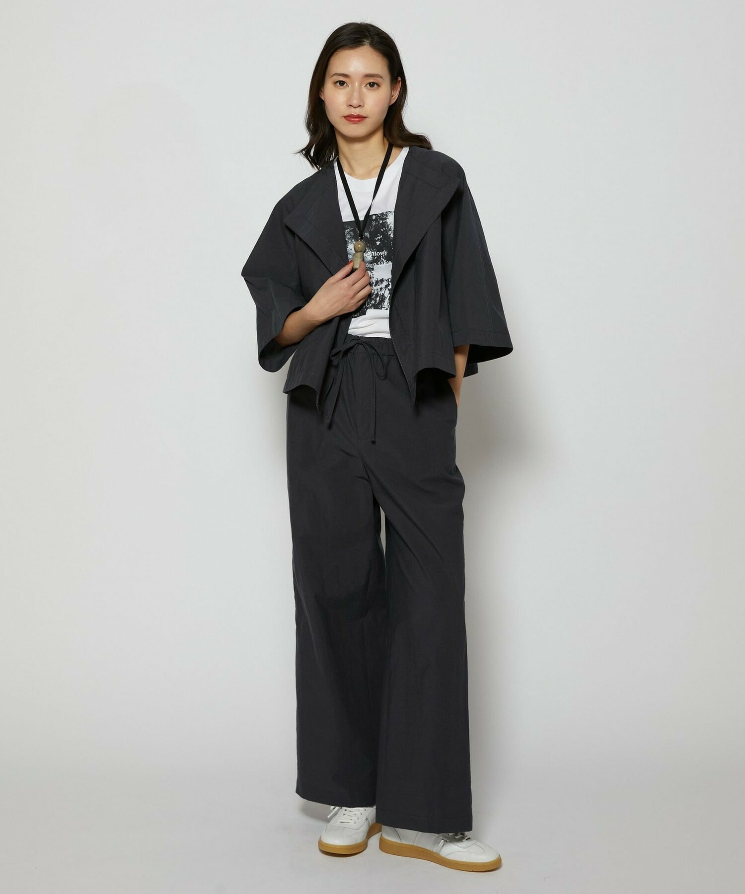 【L'EQUIPE】C/Nプレーンワッシャージャケット 詳細画像 ダークグレー 7