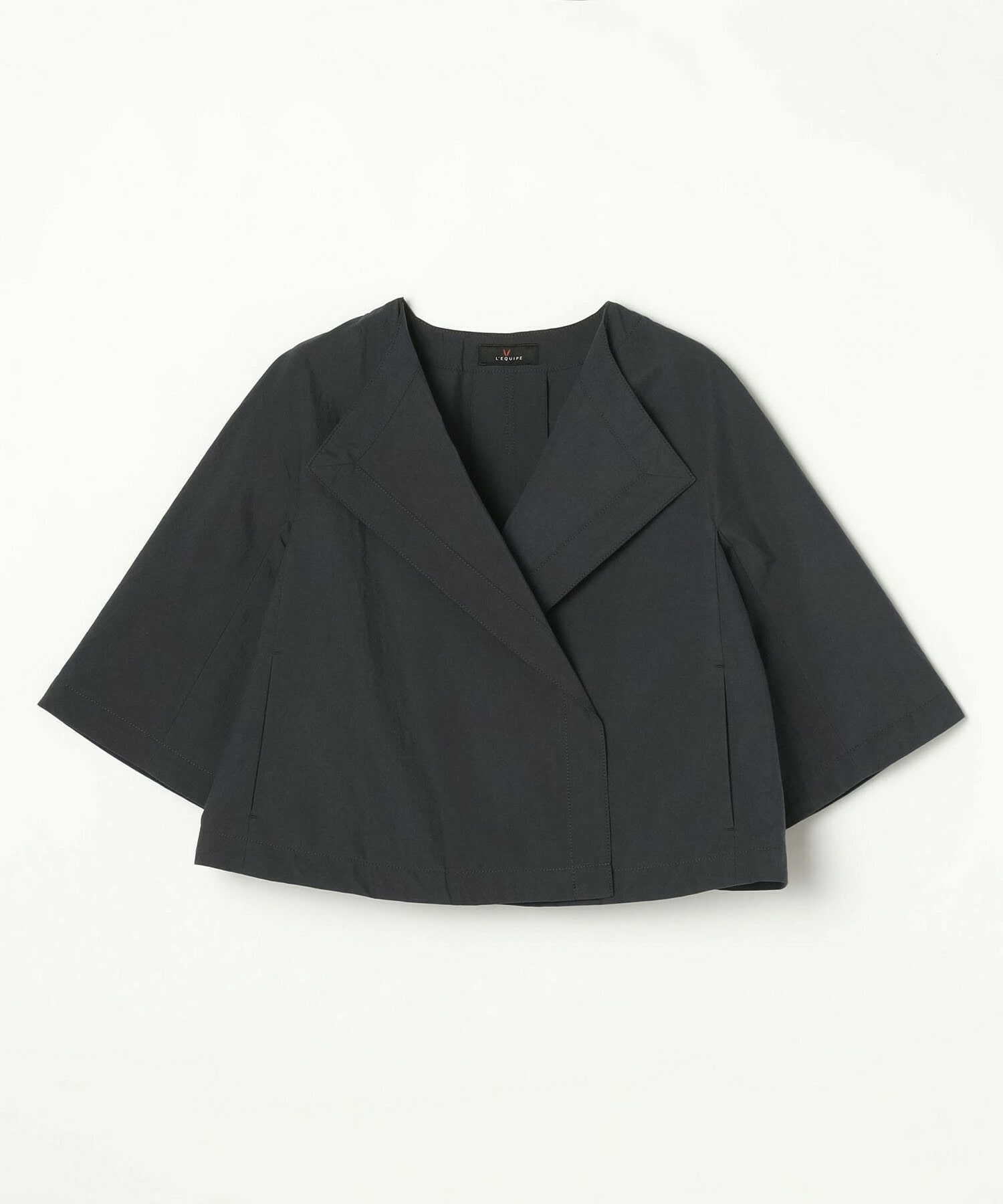 【L'EQUIPE】C/Nプレーンワッシャージャケット 詳細画像 ダークグレー 2