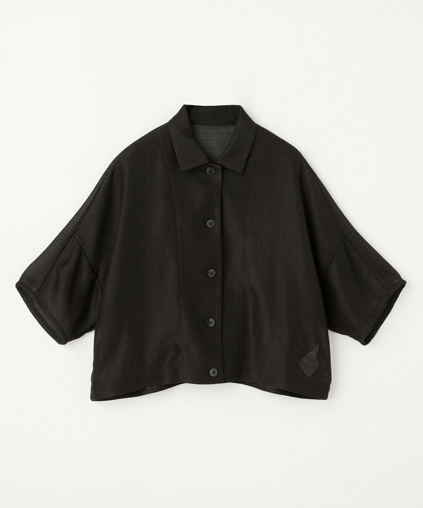 【L'EQUIPE】リネンライクメッシュジャケット