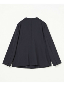 【L'EQUIPE】トリアセポリスラブツイードノーカラージャケット 詳細画像 ネイビー 18