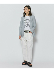 【L'EQUIPE】トリアセポリスラブツイードノーカラージャケット 詳細画像 ネイビー 9