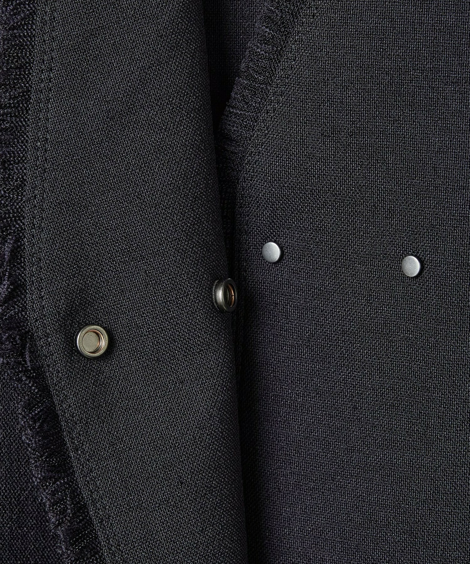 【L'EQUIPE】トリアセポリスラブツイードノーカラージャケット 詳細画像 ネイビー 22