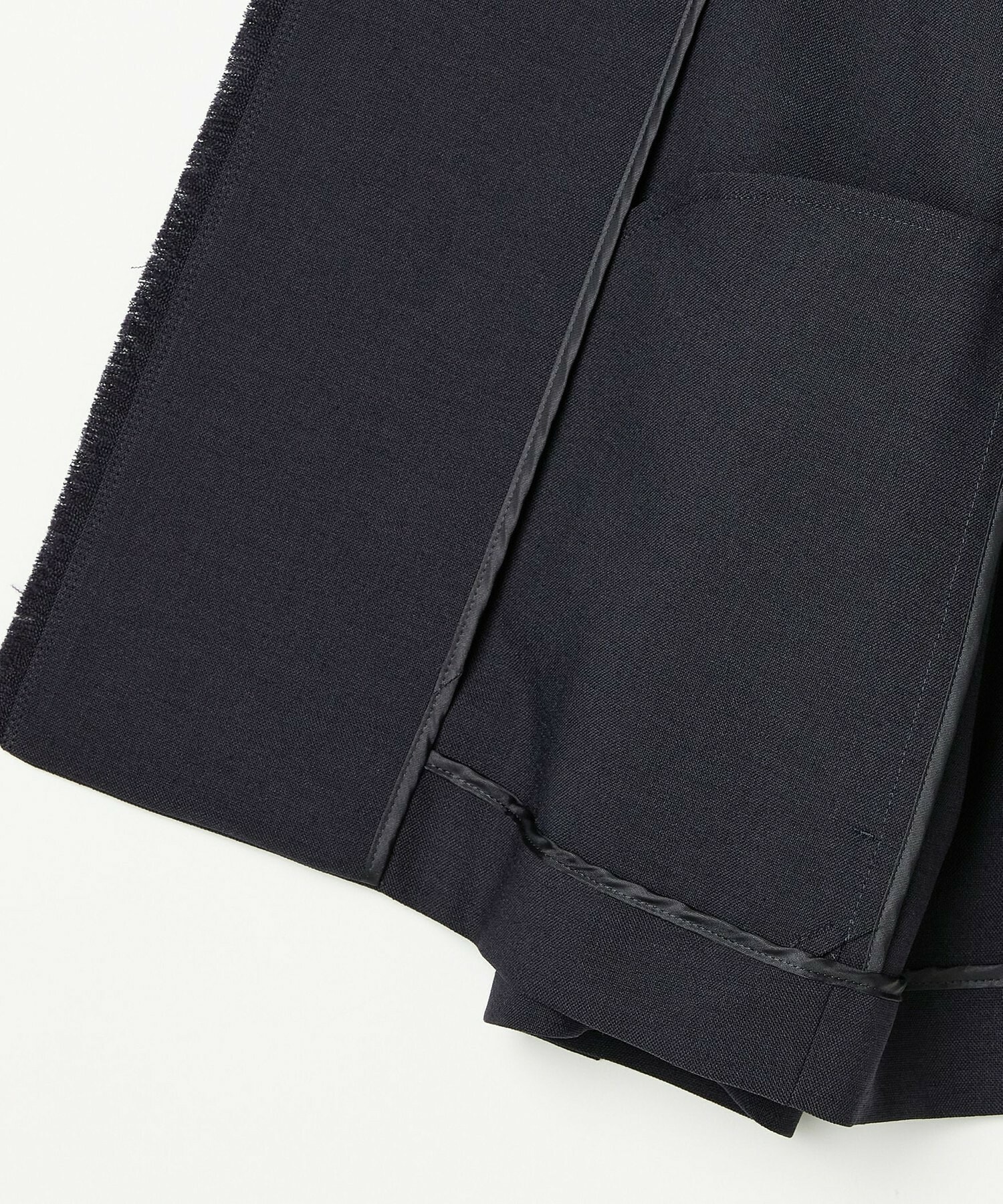 【L'EQUIPE】トリアセポリスラブツイードノーカラージャケット 詳細画像 ネイビー 23