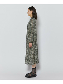 【L'EQUIPE】フローラルプリントワンピース 詳細画像 ブラック系その他 11