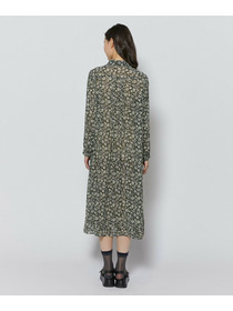 【L'EQUIPE】フローラルプリントワンピース 詳細画像 ブラック系その他 12