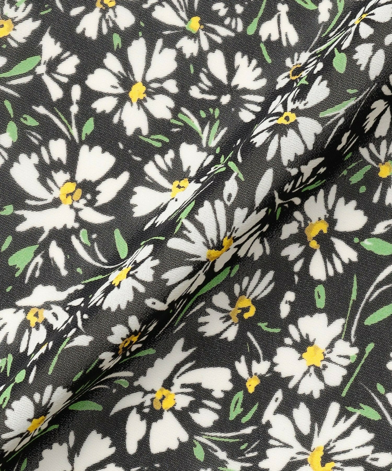 【L'EQUIPE】フローラルプリントワンピース 詳細画像 ブラック系その他 18