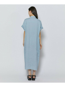 【L'EQUIPE】ピュアリネンガーメントダイワンピース 詳細画像 サックスブルー 14