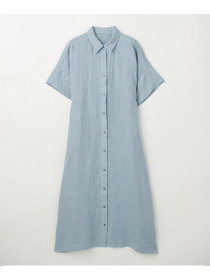 【L'EQUIPE】ピュアリネンガーメントダイワンピース 詳細画像 サックスブルー 16