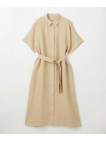 【L'EQUIPE】ピュアリネンガーメントダイワンピース 詳細画像 サックスブルー 18