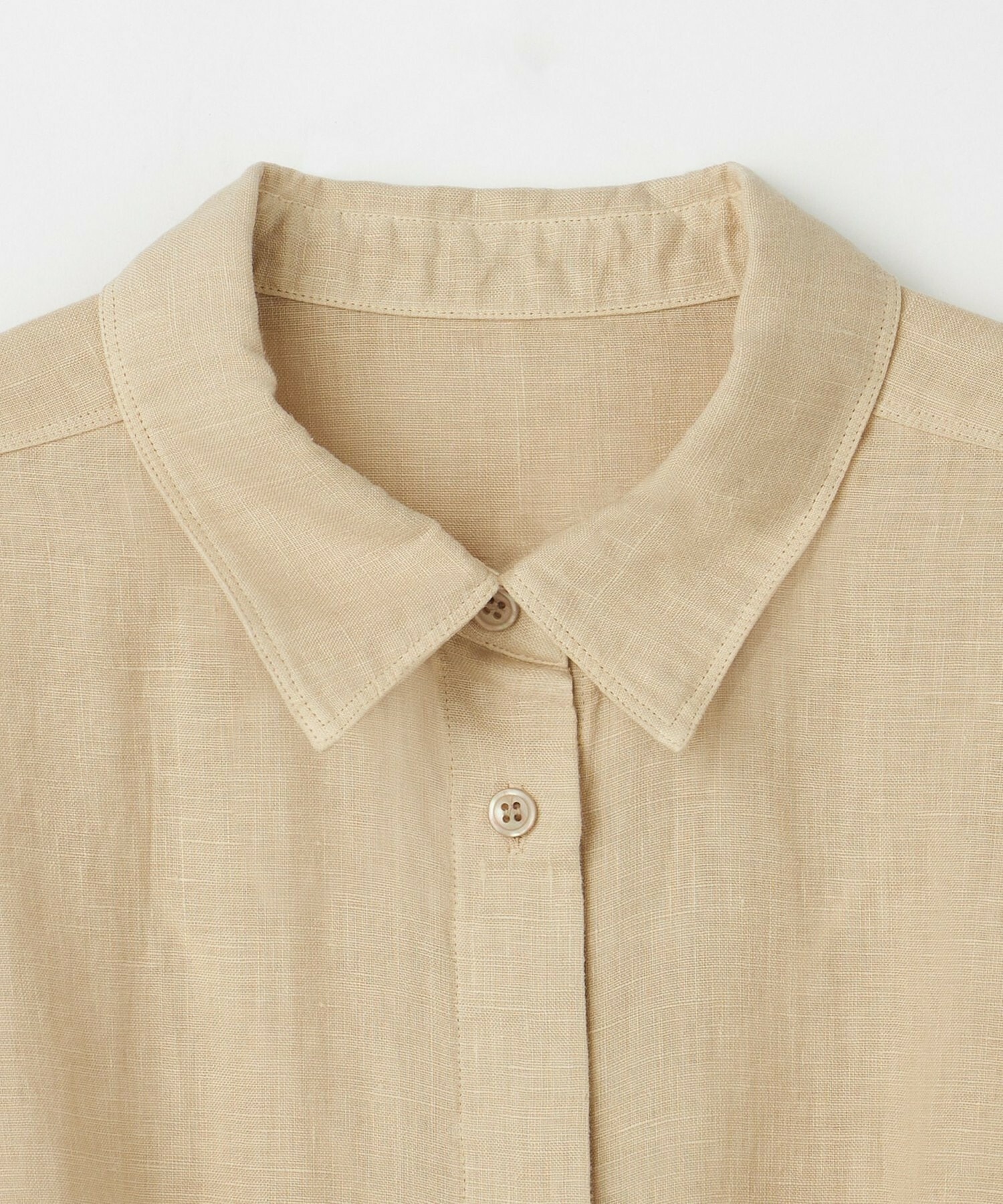 【L'EQUIPE】ピュアリネンガーメントダイワンピース 詳細画像 サックスブルー 22