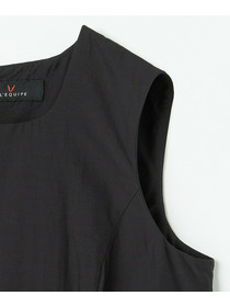 【L'EQUIPE】ナイロンコットンタフタワンピース 詳細画像 ブラック 15