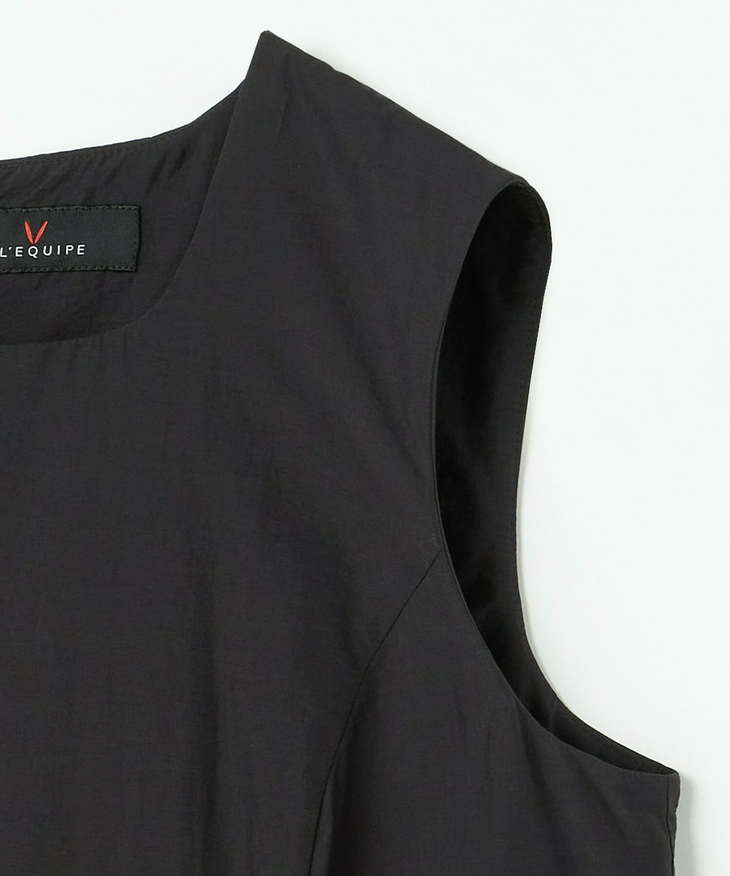 【L'EQUIPE】ナイロンコットンタフタワンピース 詳細画像 ブラック 15