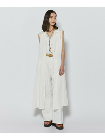 【L'EQUIPE】トリアセリネンクロスワンピース 詳細画像 セージグリーン 4