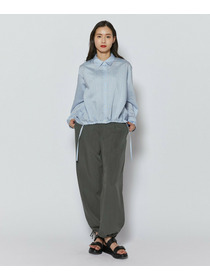 【L'EQUIPE】ヴィンテージソフトクロスパンツ 詳細画像 グレー系その他 10