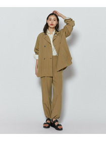 【L'EQUIPE】ヴィンテージソフトクロスパンツ 詳細画像 グレー系その他 8