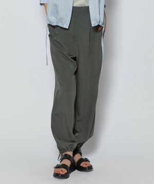 【L'EQUIPE】ヴィンテージソフトクロスパンツ 詳細画像 グレー系その他 1