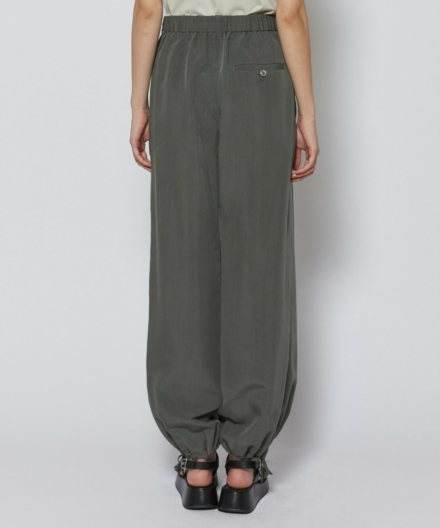 【L'EQUIPE】ヴィンテージソフトクロスパンツ 詳細画像 グレー系その他 21