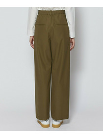 【L'EQUIPE】コンパクトオーガニックツイルテーパードパンツ 詳細画像 カーキ 17