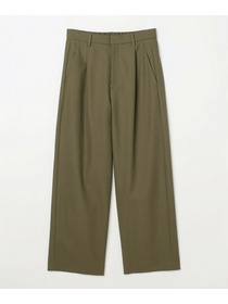 【L'EQUIPE】コンパクトオーガニックツイルテーパードパンツ 詳細画像 カーキ 18