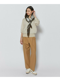 【L'EQUIPE】コンパクトオーガニックツイルテーパードパンツ 詳細画像 カーキ 2