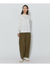 【L'EQUIPE】コンパクトオーガニックツイルテーパードパンツ 詳細画像 カーキ 7