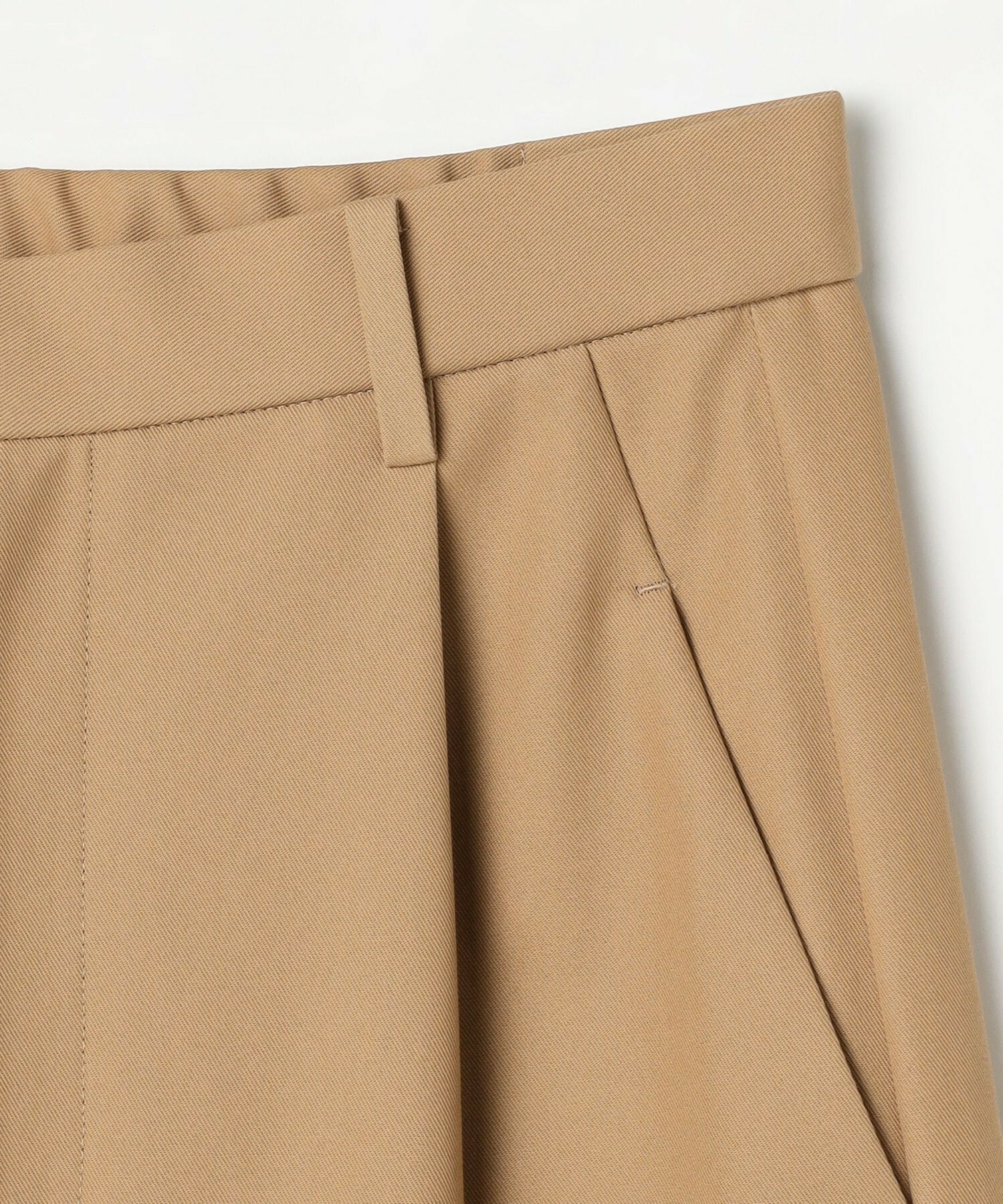 【L'EQUIPE】コンパクトオーガニックツイルテーパードパンツ 詳細画像 カーキ 21