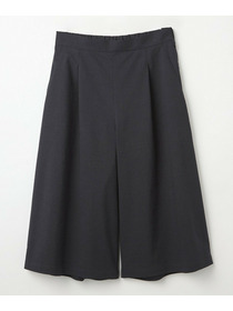 【L'EQUIPE】［eclat 2026年5月号掲載商品］クリスピーリネンストレッチキュロットパンツ 詳細画像 ネイビー 14