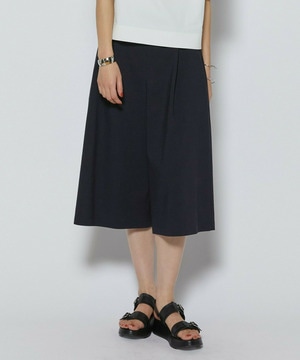 【L'EQUIPE】［eclat 2026年5月号掲載商品］クリスピーリネンストレッチキュロットパンツ 詳細画像 ネイビー 1