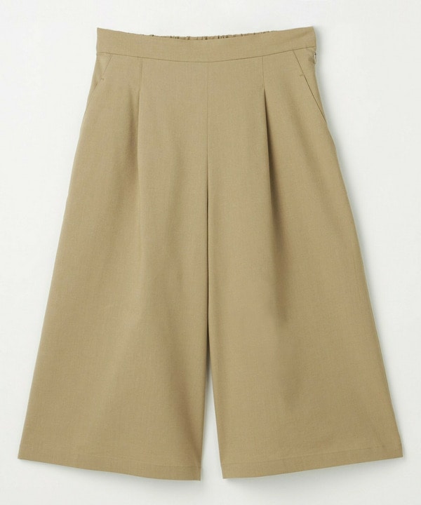 ［eclat 2026年5月号掲載商品］クリスピーリネンストレッチキュロットパンツクリスピーリネンストレッチキュロットパンツ