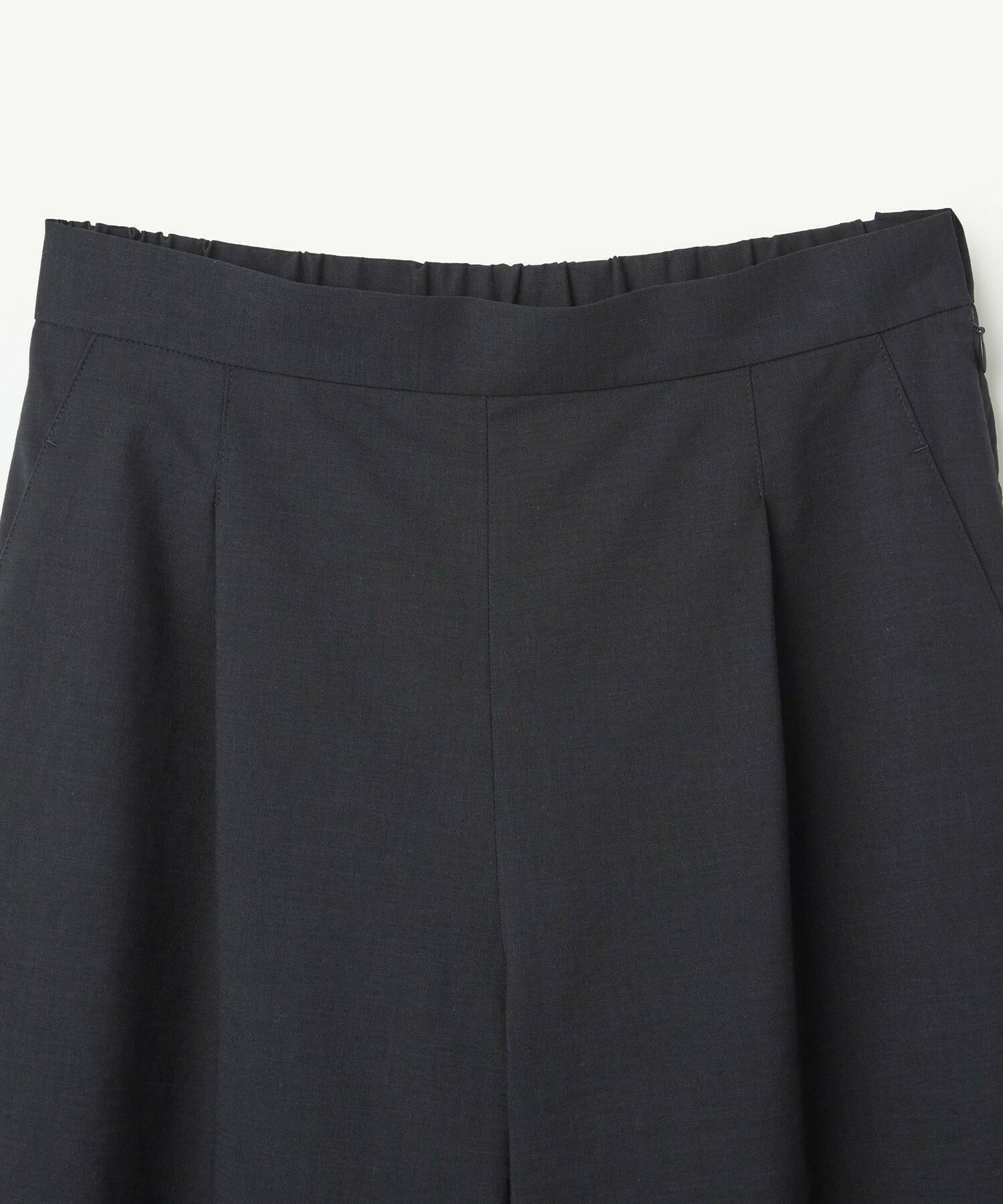 【L'EQUIPE】［eclat 2026年5月号掲載商品］クリスピーリネンストレッチキュロットパンツ 詳細画像 ネイビー 16