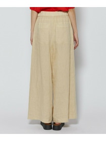 【L'EQUIPE】［eclat 2026年5月号掲載商品］ピュアリネンガーメントダイパンツ 詳細画像 サックスブルー 21