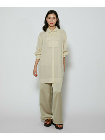 【L'EQUIPE】［eclat 2026年5月号掲載商品］ヴィンテージサテンパンツ 詳細画像 チャコール 10